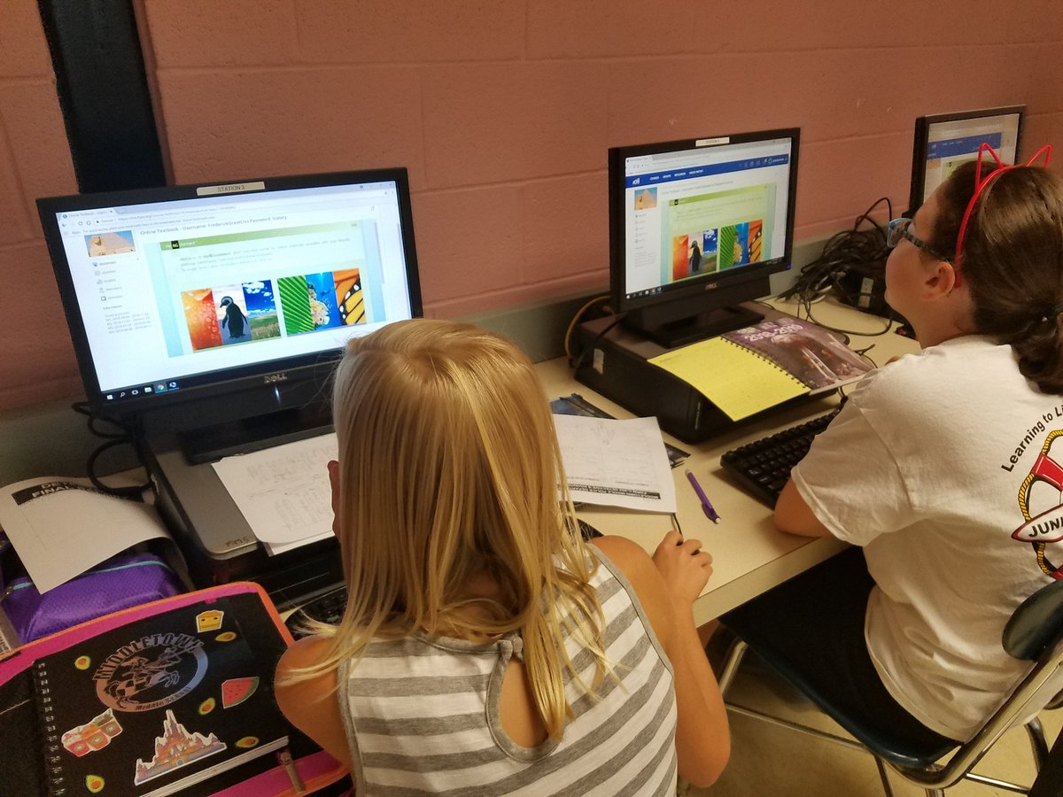 MrsLippyFCPS's tweet photo. Started our adventure with @Schoology today!  There is so much potential with this system! #HappyValleyMMS #FCPSVanguard https://t.co/WCGRR2p3TG