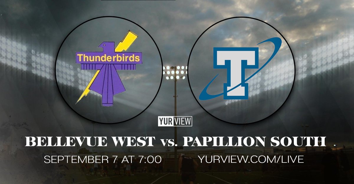🏈 <a href="/BellevueWestFB/">Bellevue West Football</a> 🆚 <a href="/PLS_activities/">PLS Titan Activities</a> 🏈
📅 September 7th
⏰ 7pm CDT
📺 YurOM channel 1013
💻 bit.ly/2wOMjeo