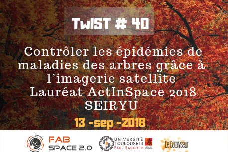 Les #TwIST <a href="/FabSpaceTlse/">FabSpaceTlse</a>  sont de retour!😃 . Après <a href="/ActInSpaceFr/">ActInSpaceFr</a> les gagnants toulousains reviennent pour nous faire un retour d’expérience sur la construction de leur projet. Vous êtes les bienvenus à notre prochain #TwIST le 1⃣3⃣ - SEP au <a href="/Catalyseur_Tlse/">Catalyseur Toulouse</a> à <a href="/UT3PaulSabatier/">UT3 Paul Sabatier</a>