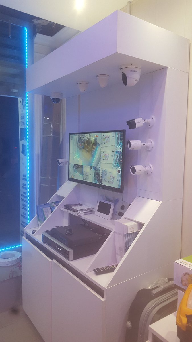 PSIMSinfo's tweet photo. #Hikvision display at our new store in #Beirut #IP #Analog #intercom #NVR #DVR https://t.co/EeFqRa4Qo5