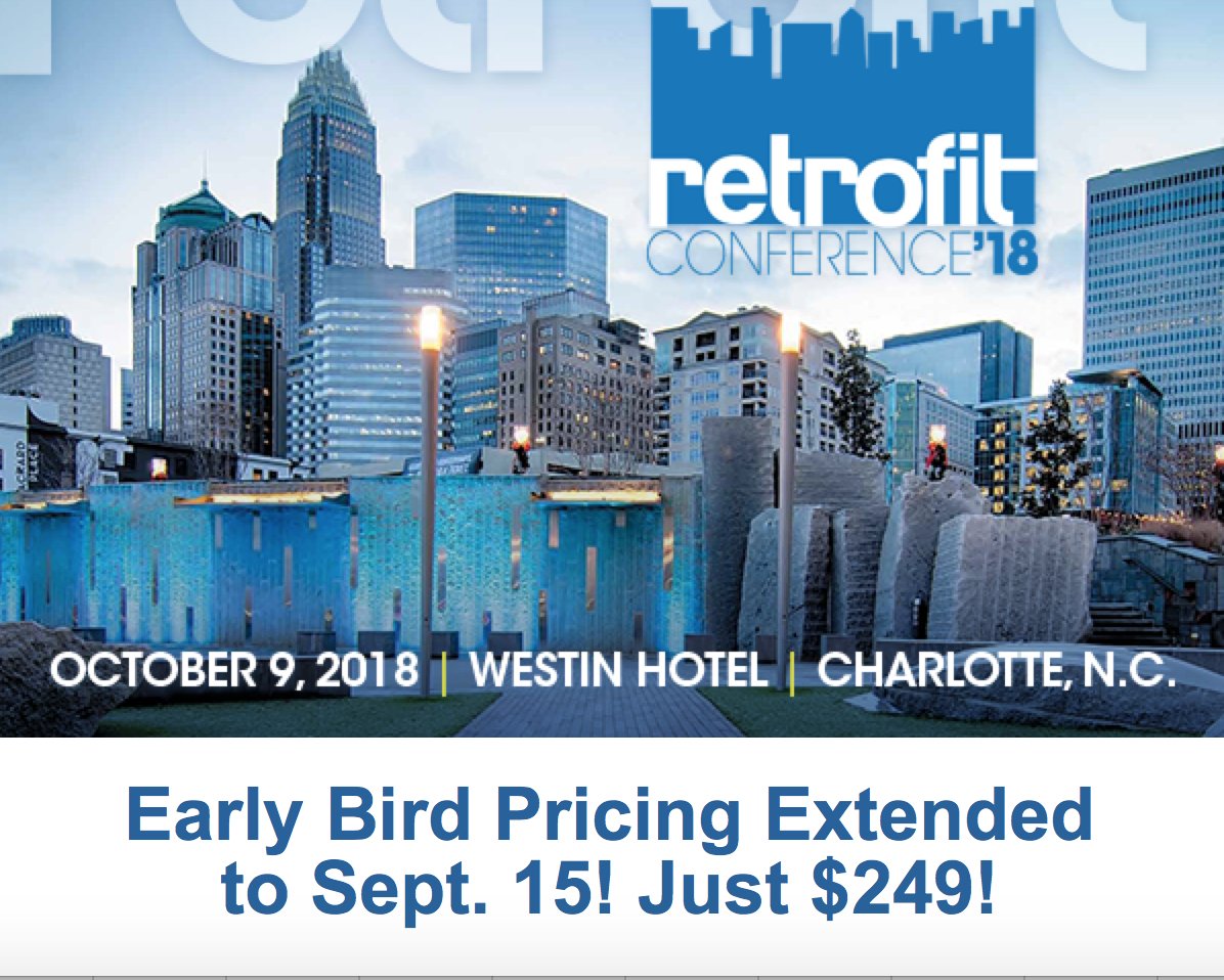 RetrofitMag's tweet image. Hear #casestudies highlighting the use of #advancedtechnologies in #retrofitprojects across NC that yield #financialreturns, #operationalreturns for #buildingowners &amp;amp; #operators from @NCBuildings during our conference #RCon18 #Charlotte #RegisterToday retrofitconference.com