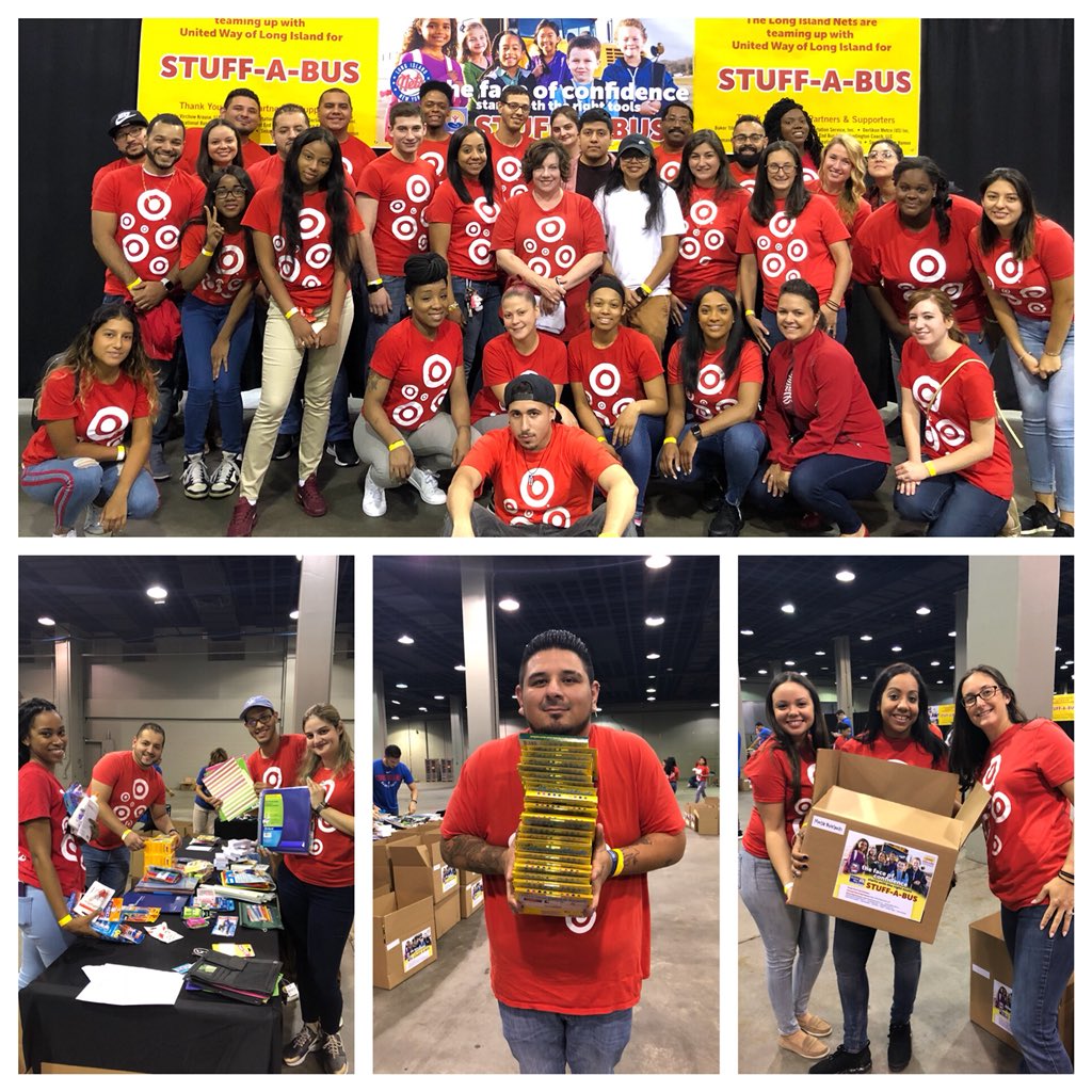 ❤️ to the Long Island Nets for partnering with United Way and hosting Stuff a Bus. Thanks to the Superintendents for Roosevelt/Freeport Schools, all supporting partners &amp; our D423/D424/D455/D469 volunteers. The looks on these kids faces when the supplies arrived Priceless!