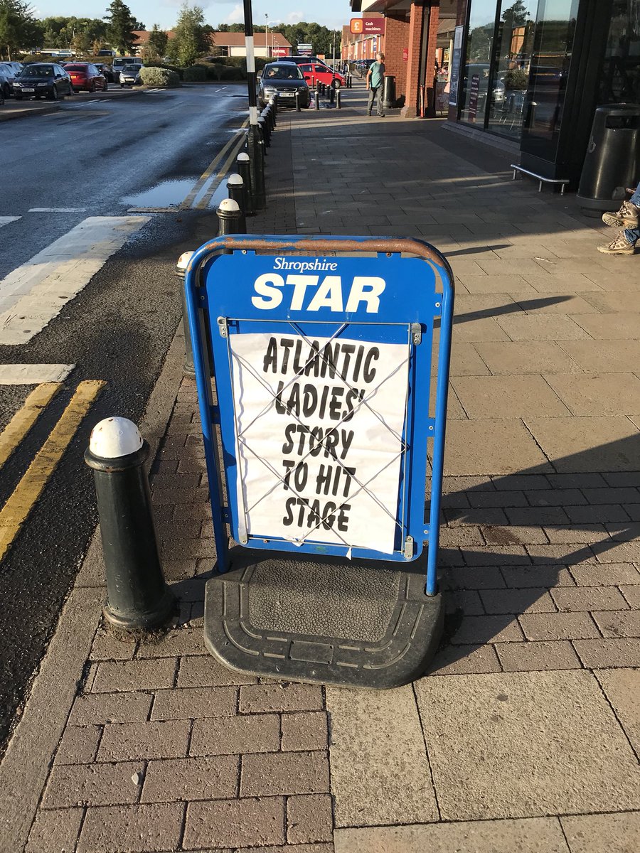 EmmaCroall's tweet photo. Billboard outside Sainsbury’s Shrewsbury @2017Ladies #taliskerchallenge #worldrecord #3ladies #thisgirlcan #Shrewsbury #shropshire https://t.co/B2uv65YU5k