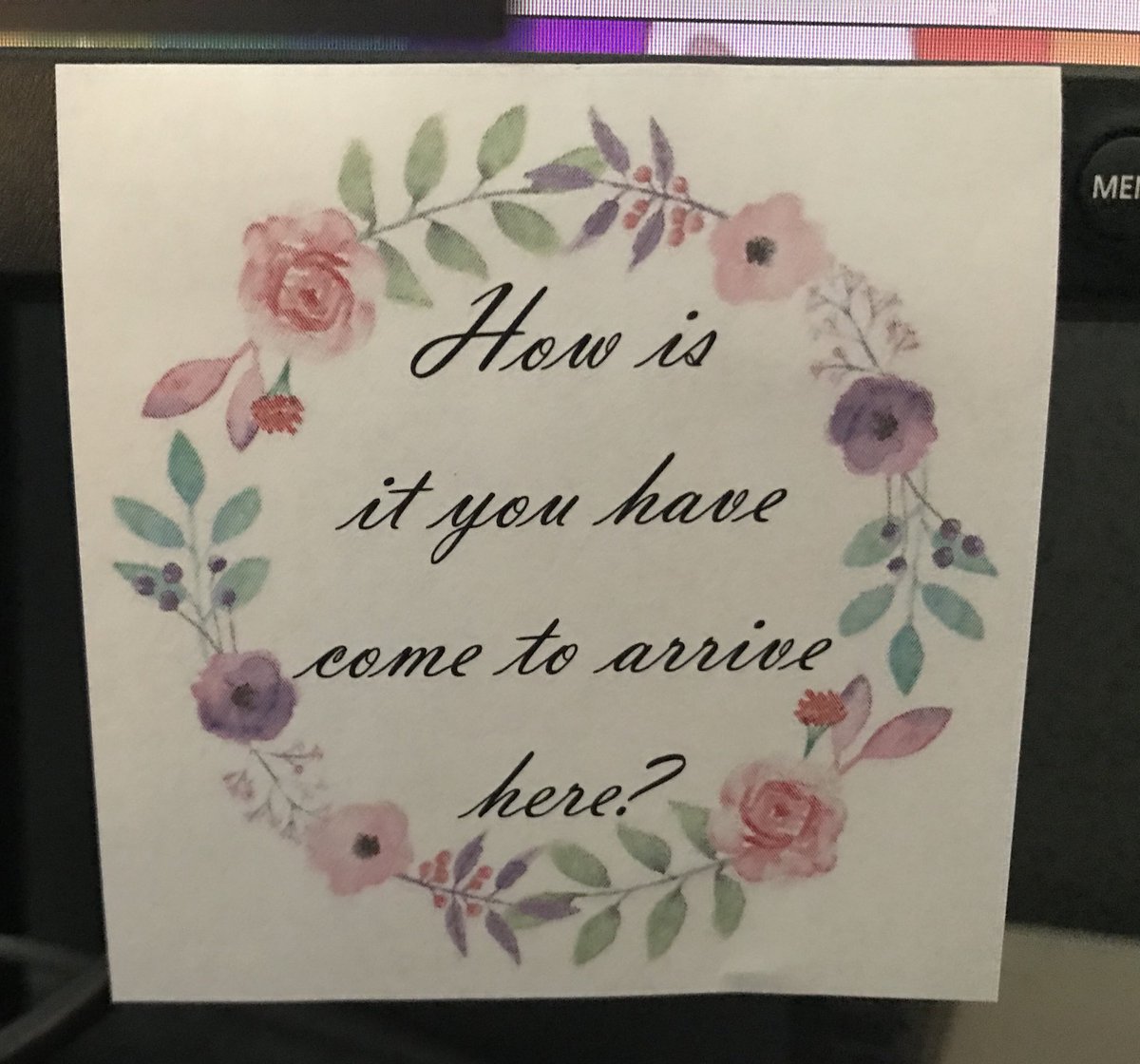 Mrs_Loser's tweet photo. Keeping me in check at work everyday!! @CrimeInSports #howisityouhavecometoarrivehere https://t.co/O1Dr4qwVSQ