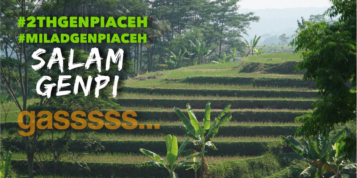 Selamat Ultah ke-2 Thn teman teman <a href="/genpiaceh/">GenPI Aceh</a> 
.
##2thGenPIAceh #miladGenPIAceh