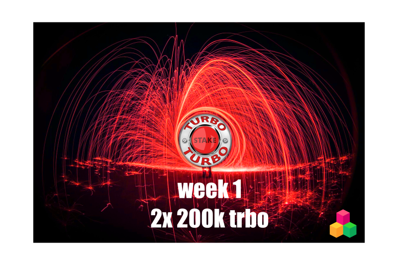 stakecube's tweet photo. 🎁HUGE TURBOSTAKE GIVEAWAY🎁

-Follow @TurboStakeCoin+@stakecube+@madikou1
-Like &amp; Retweet this tweet
-Tag one friend
-Join Turbostake, and STAKECUBE discord
https://t.co/6DJ4iaCjld
https://t.co/I8MqWr64va

🎁2 winners will share 400K trbo. Announced September 13th🎁￼ https://t.co/0LsS3bYVCR
