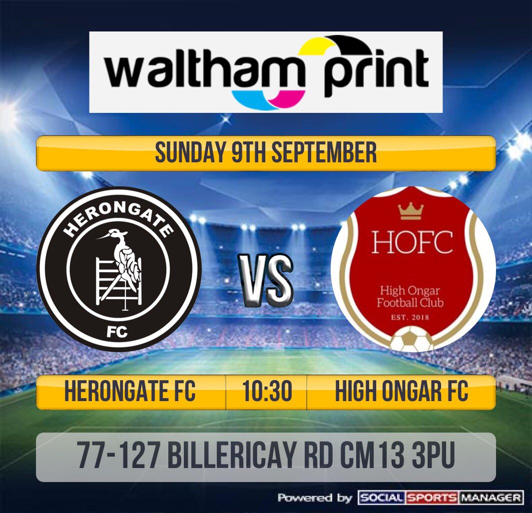 We welcome <a href="/HighOngar/">sean scully</a> fc for our 1st league game of the season.  @FootballGrf 
<a href="/BrentwoodSunLge/">PromotionalRescue</a> <a href="/EssexCountyFA/">Essex County FA</a> 
<a href="/BslOfficial/">BSL Official</a>  
⚽️⚽️⚽️⚽️⚽️