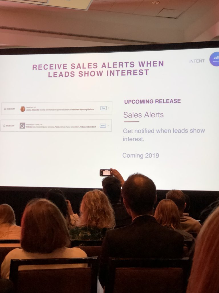 kmurphy424's tweet photo. #LinkedIn is doing such great things in the coming months! LOVED today’s session via @tyrona at #INBOUND18 the future of sales and marketing collaboration with social is bright! https://t.co/bCmiPlzMg1