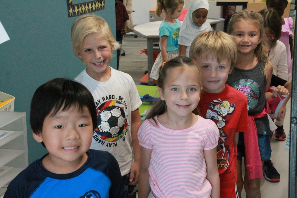 SLPublicSchools's tweet photo. Today is a big day as we are welcoming our Kindergartners - the Class of 2031 - to our four elementary schools! Lots of smiles today! https://t.co/mYTwIAaGsH