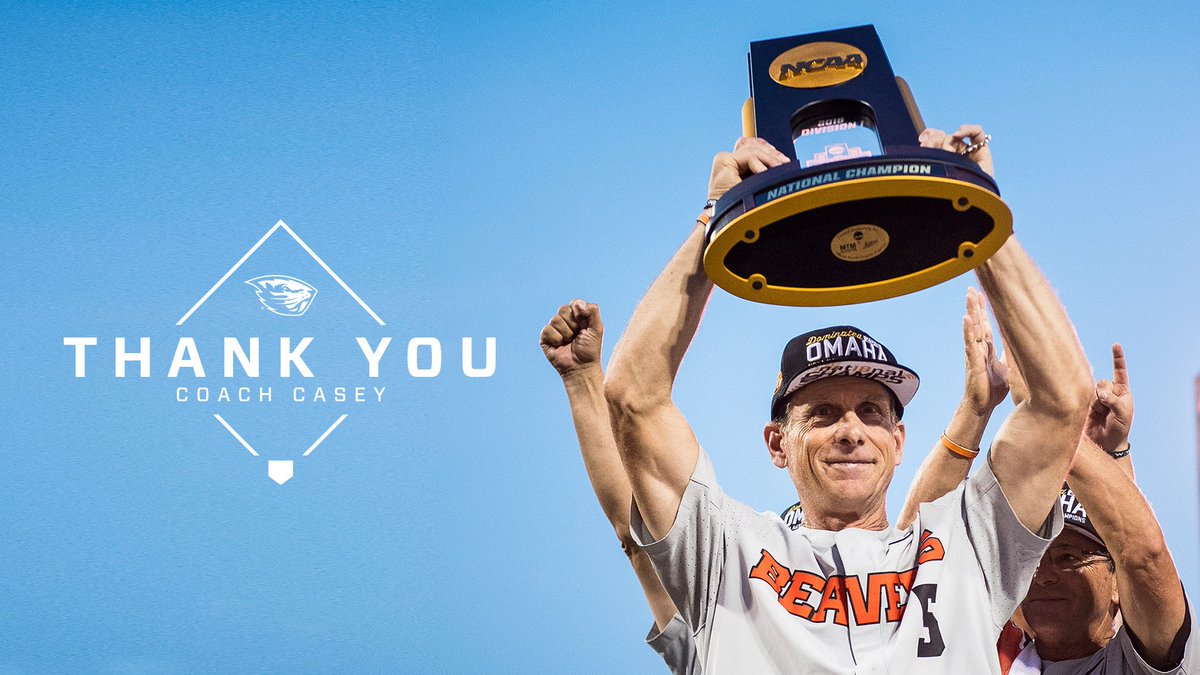 BeaverBaseball's tweet image. - Three National Championships
- 900 Wins
- Six trips to Omaha
- 24 seasons in Corvallis
- Numerous other accomplishments too long to list in one Tweet

Pat Casey announced his retirement today. Thank you Coach Casey for an amazing career at Oregon State.

#GoBeavs