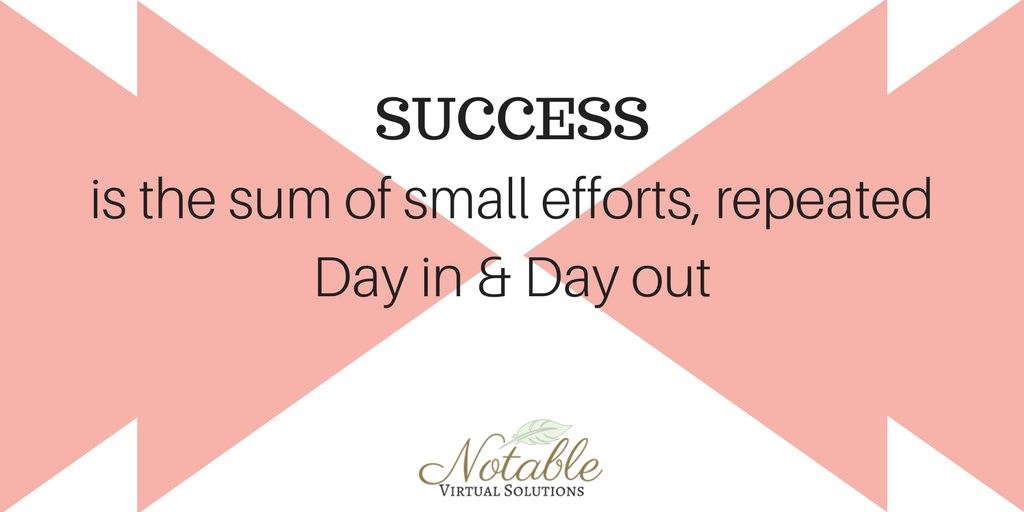 NotableVS's tweet photo. Consistency is key to success. Show up and work every day. #SocialMediaGraphics #Inspiration #VirtualAssistant #Branding #Design #Marketing https://t.co/EFvEMFaPhy