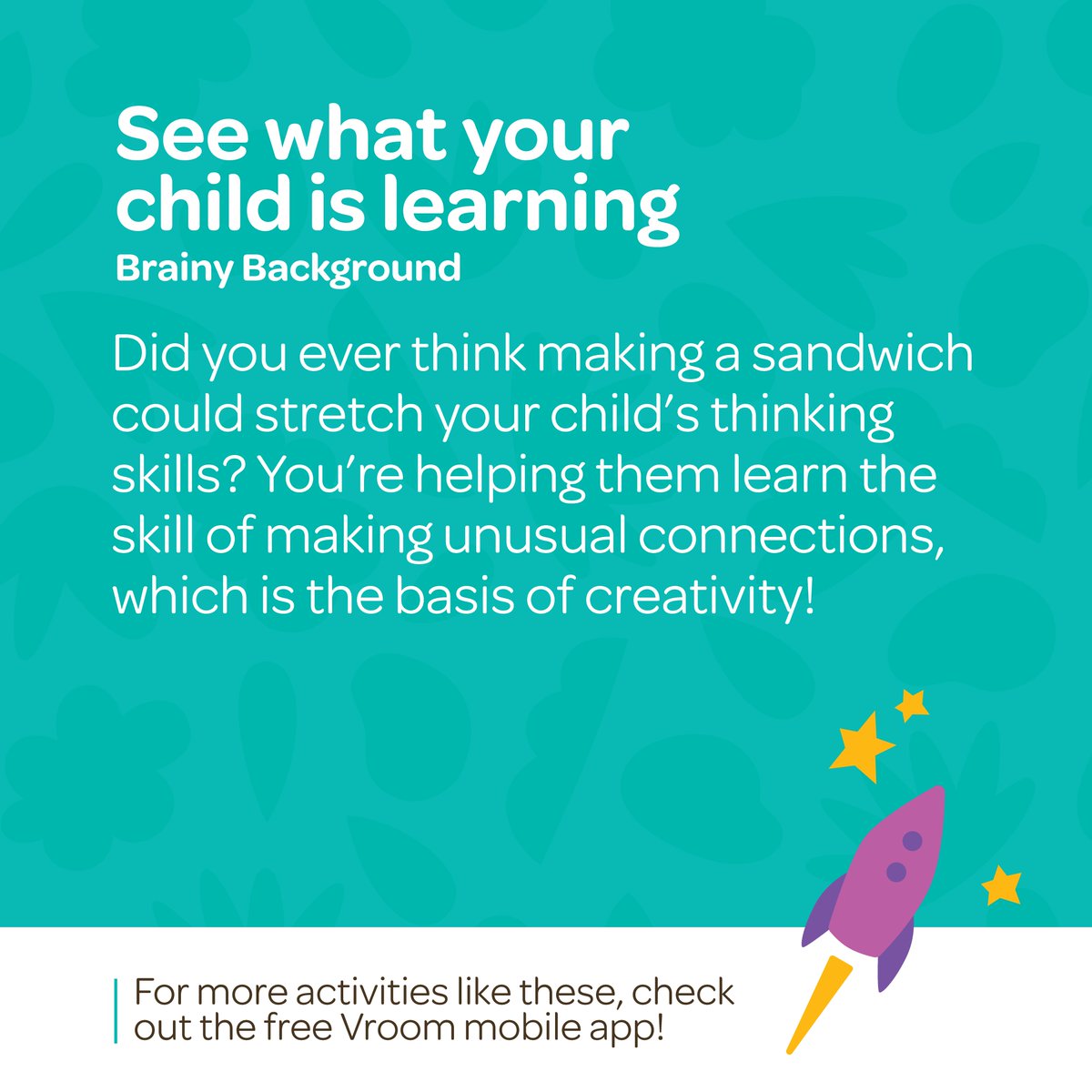 joinvroom's tweet photo. Meal time can be math time with this #VroomTip. When you cut up your child's food and then count the pieces together, you're helping them be creative and make math connections with everyday items. #EarlyLearning #STEM #KidMath https://t.co/C4guy9woQD