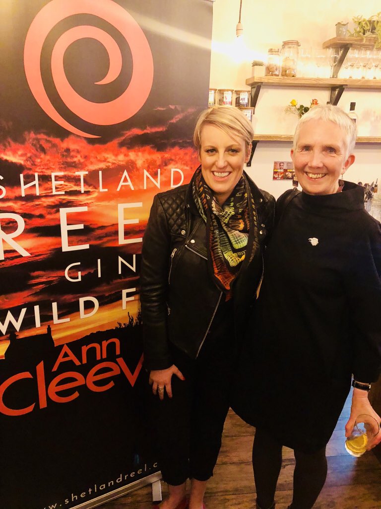 StephLunch's tweet photo. Well Shetland is beautiful! Here to celebrate my lovely pal @AnnCleeves book launch #WildFire today. #Shetland https://t.co/JQwH2mlsST