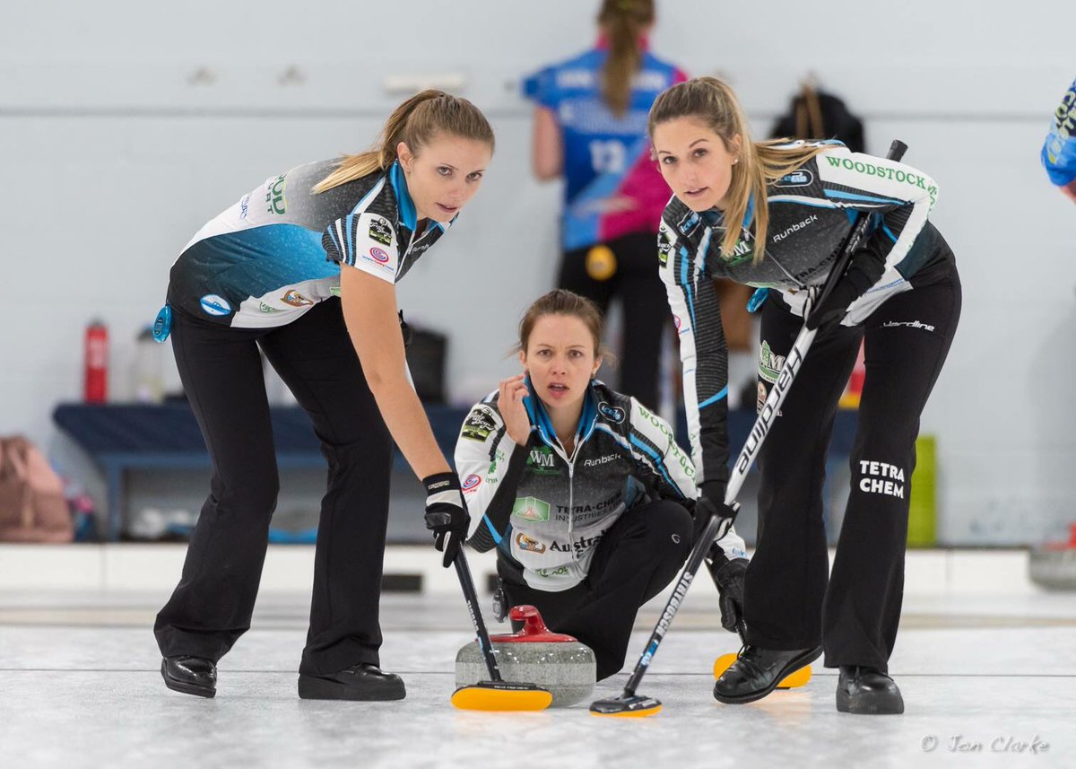 This might be our favourite photo from this mornings draw at Stu Sells Oakville 🤣, but we need your help to caption it! #OakvilleCurling #captionthatphoto
