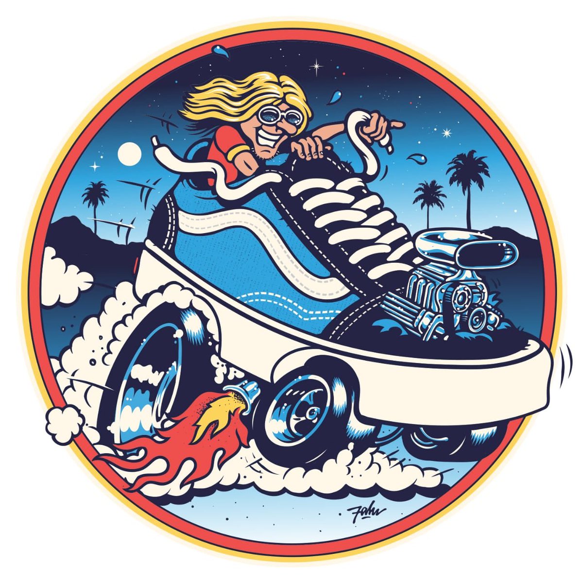 VansArgentina's tweet photo. Volvieron las #HotRodSeries de la mano del gran Falu Carolei ⚡️ Esto es #OffTheWall https://t.co/US7bySWpVs