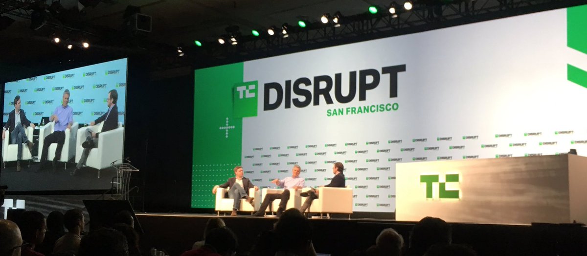 At #TCD <a href="/SteveCase/">Steve Case</a>: A part why #PayPal became successful is because they didn't know anything about credit card industry. 
@danbrodovich: this gives a huge opportunity for crazy #blockchain #startups to totally #disrupt the existing economy 
#TCDisrupt #Disrupt2018 #SF #fintech