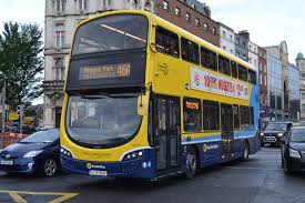 GaryJk64's tweet photo. We complained about the colours, the damn thing is invisible as opposed to the Dublin Bus colours, so after swearing they livery was staying the same they did this. Ugly as sin. The spent a lot of money to design this and change it. Typical NTA @AbleHour #Ablehour https://t.co/ksbEXSp7zJ