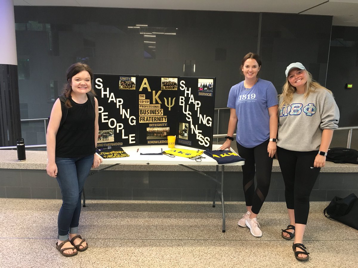 Come check out our table in the Business Building!