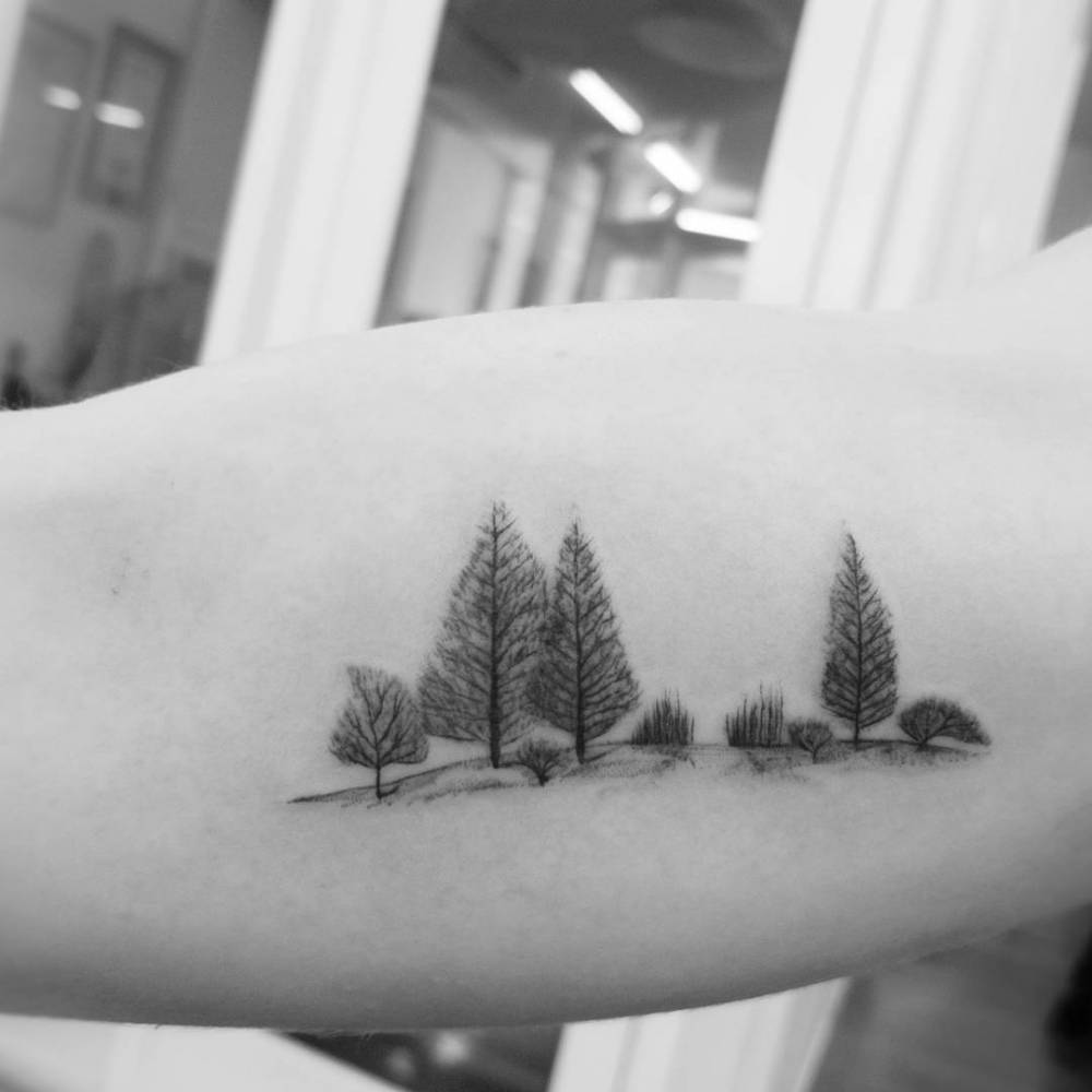 Tattoo tagged with: fine line, art, small, line art, frederic forest, tiny,  casabo.tattoo, ifttt, little, upper back, minimalist | inked-app.com
