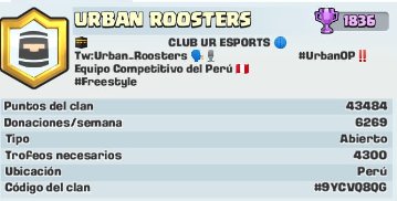 🔰Buenas gente, hace días tuvimos problemas con el clan de Ladder, y queremos volverlo a llevar al top🔰
Para entrar solo es necesario +3800🏆