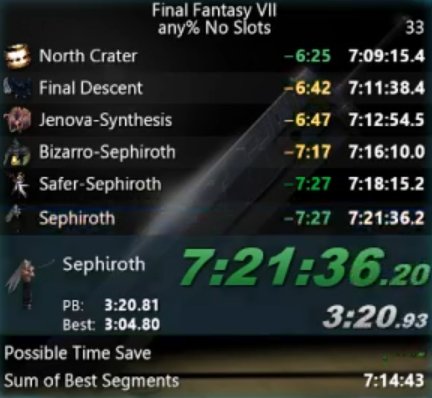 Zheal Sur Twitter Just Got The Wr In Ff7 Any No Slots Thanks Everyone And I Also Wanna Give A Special Thanks To Fflordmeesbaker And Luzbelheim For Helping Me With Learning