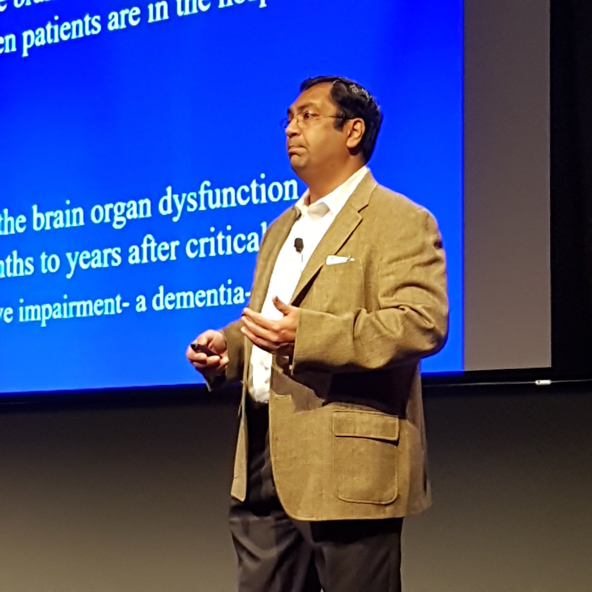#DECLARED2018 pratik pandharipande: delirium  definition diagnosis and associated outcomes
