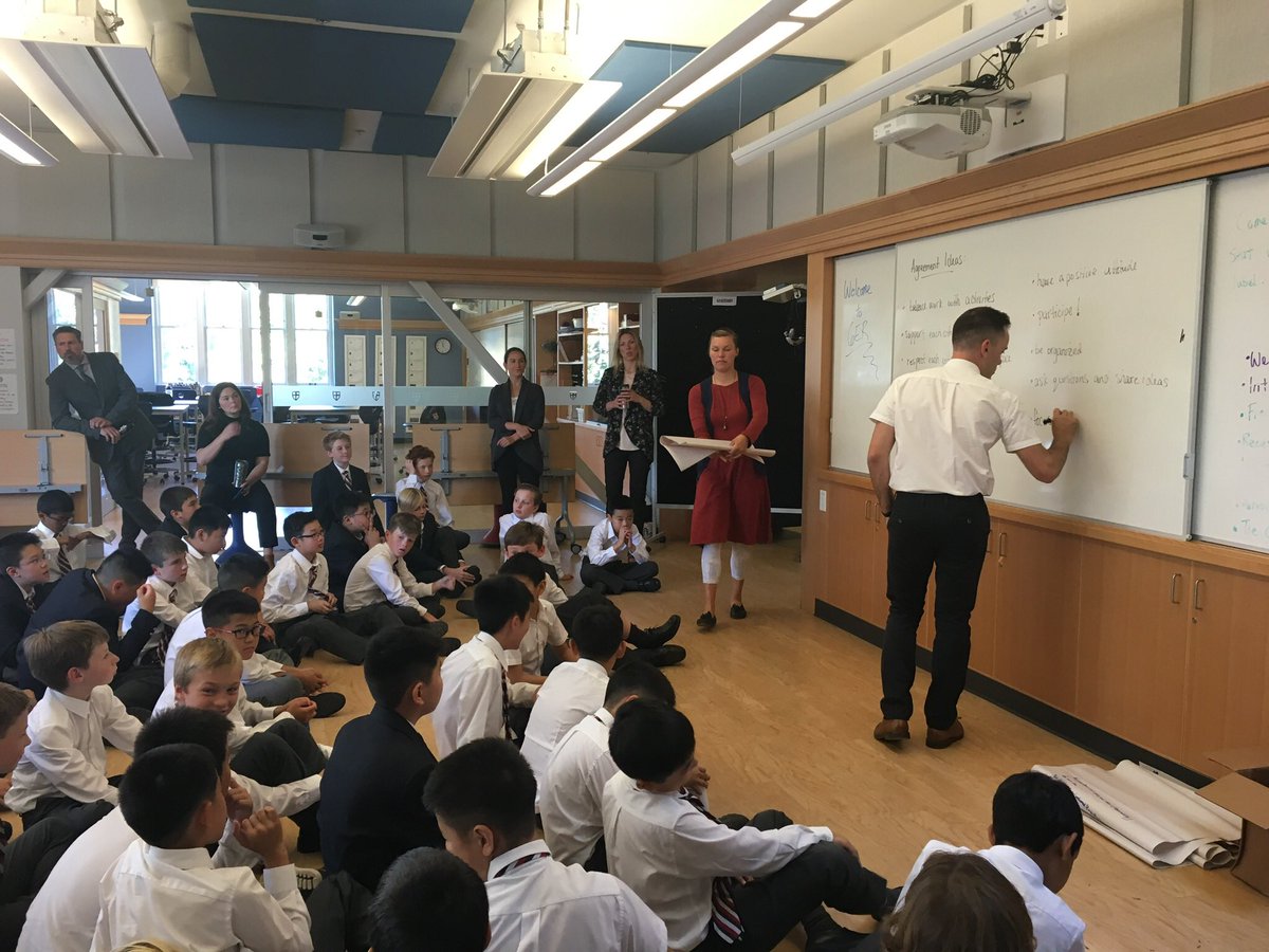StGeorgesGrade6's tweet photo. Creating and finalizing our neighbourhood agreements #wearest6 https://t.co/pViwSlIvr7