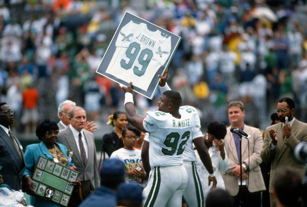 jerome brown eagles jersey