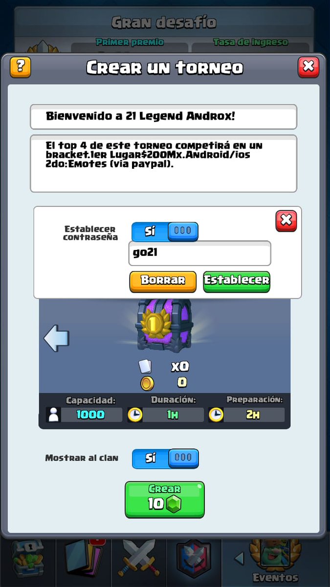 Los invitamos a partir de las 8:00pm CDMX acompañarnos en directo con <a href="/AndroxAcosta/">Androx</a> , el top 2 también calificará a un torneo posterior donde pueden ganar accesorios del equipo (jersey, taza,gorra y demás). 

El día de hoy una tarjeta y emojis.
#go21

youtube.com/channel/UCROP8…