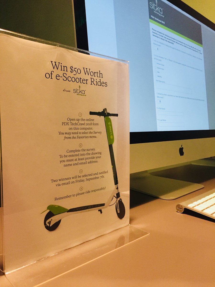 ESASitka's tweet image. We’re set for tonight’s #PDXTechCrawl. Beer. Wine. Snacks. Raffle. Join us! 920 SW 6th Avenue Suite 111