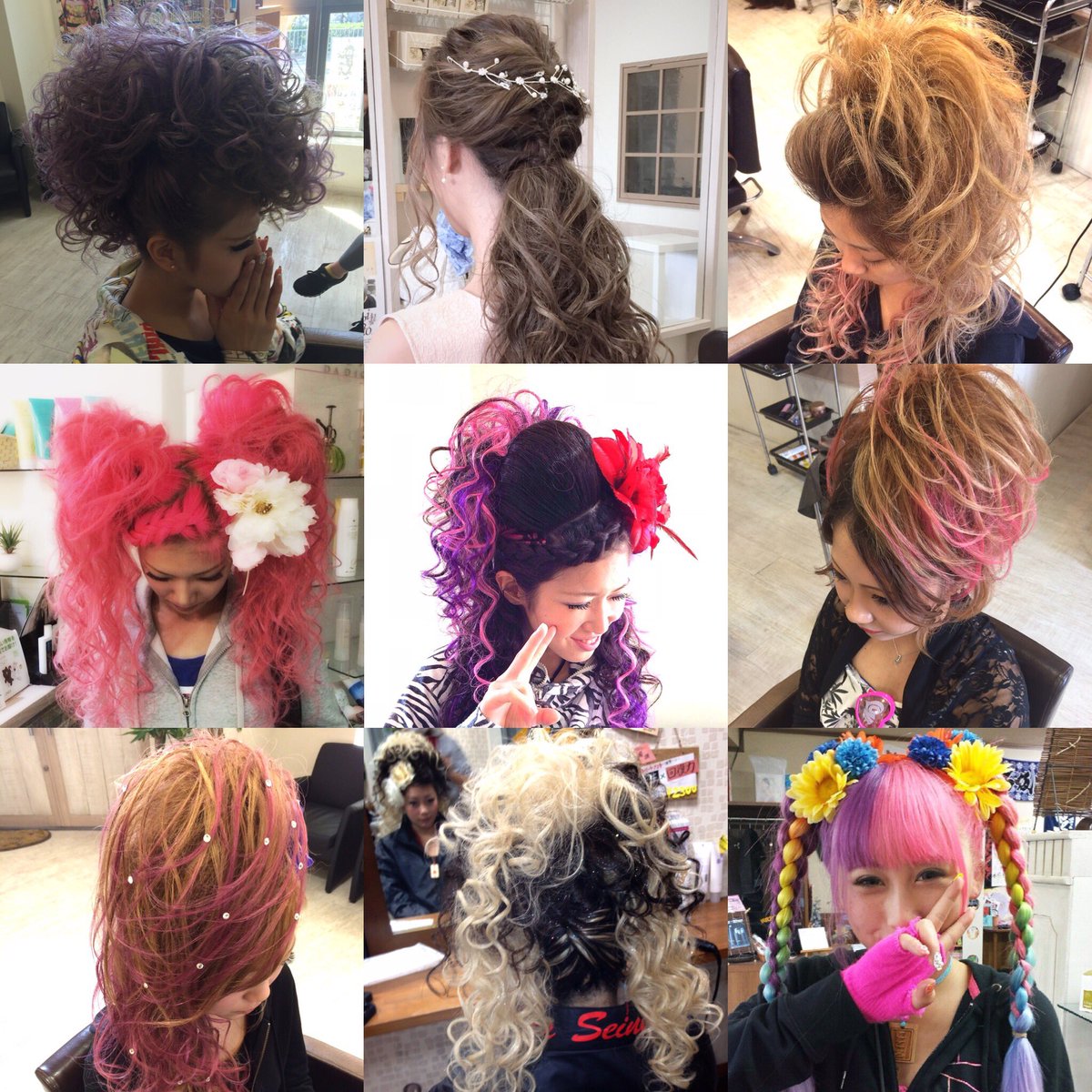 ｋｒ２ｓ 中百舌鳥本店 美容室 Kr2s中百舌鳥店 地車 太鼓 祭りのヘアセットご予約受付ております ヘアセット 3000円 コーンロー 1本500 1000円 営業時間外でのご予約もご相談ください