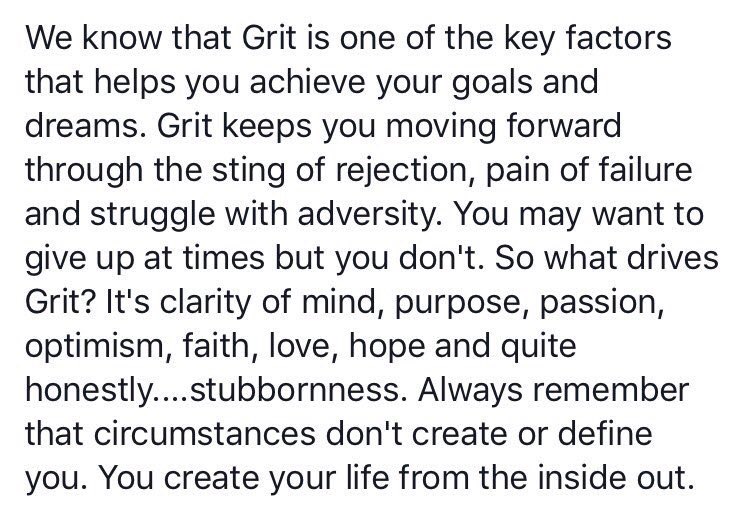 What drives Grit?
