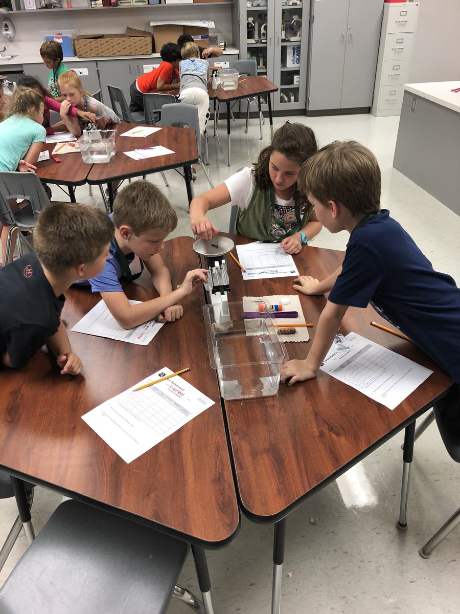 MrsOliverWCE's tweet photo. Working on our Matter Review in Science! Kids did great using 6 objects to review mass, volume, float/sink, magnetism, and physical properties! #wcerangers #matterlab #reviewtime https://t.co/uHmvxS645k