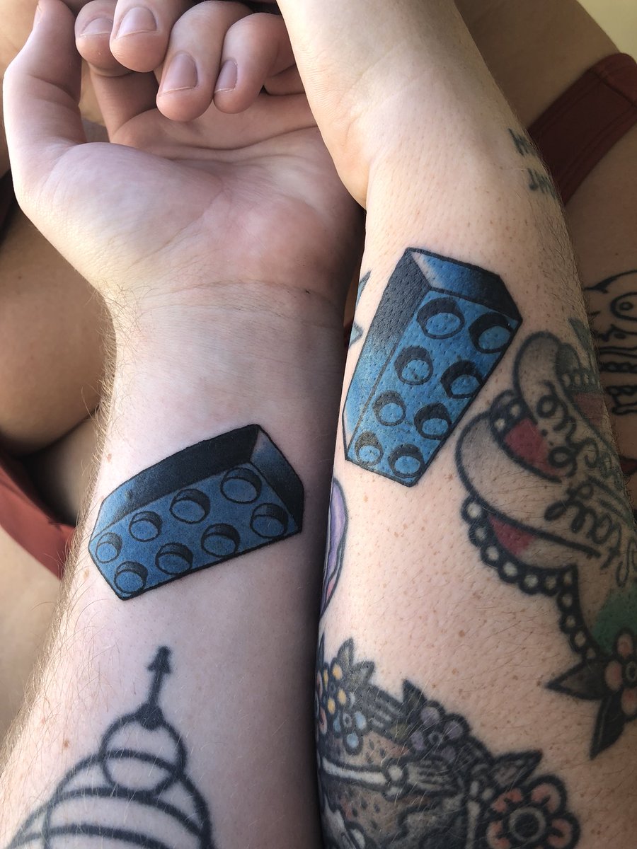 i love being impulsive. we were drunk last night screaming that we promise to get lego tattoos in the morning