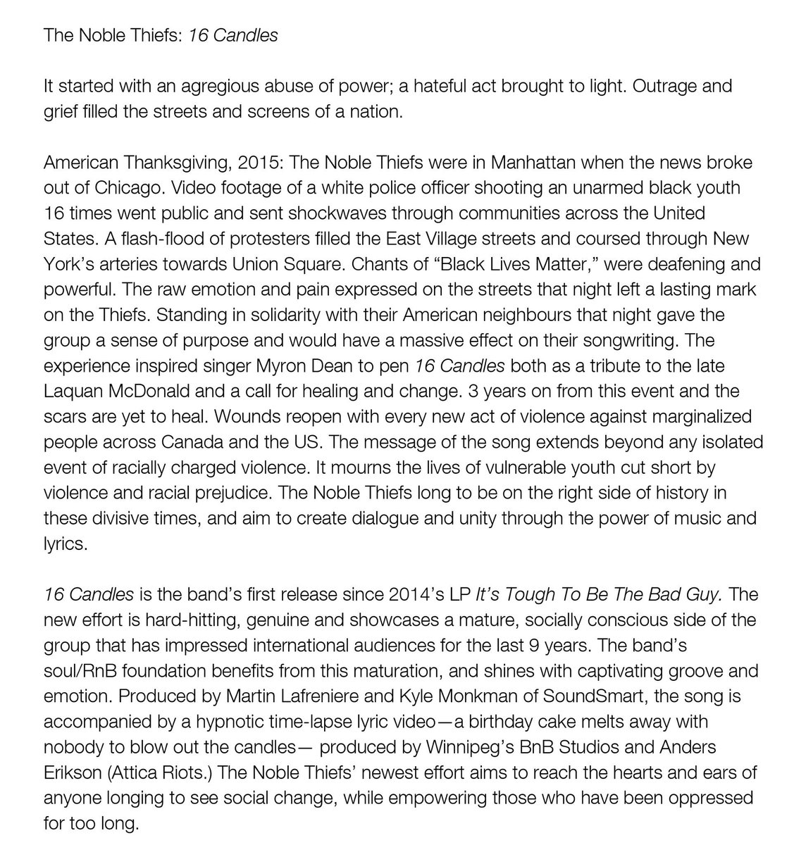 A little bit of backstory behind 16 candles. It all started in the lower east side... #guncontrol #justdoit