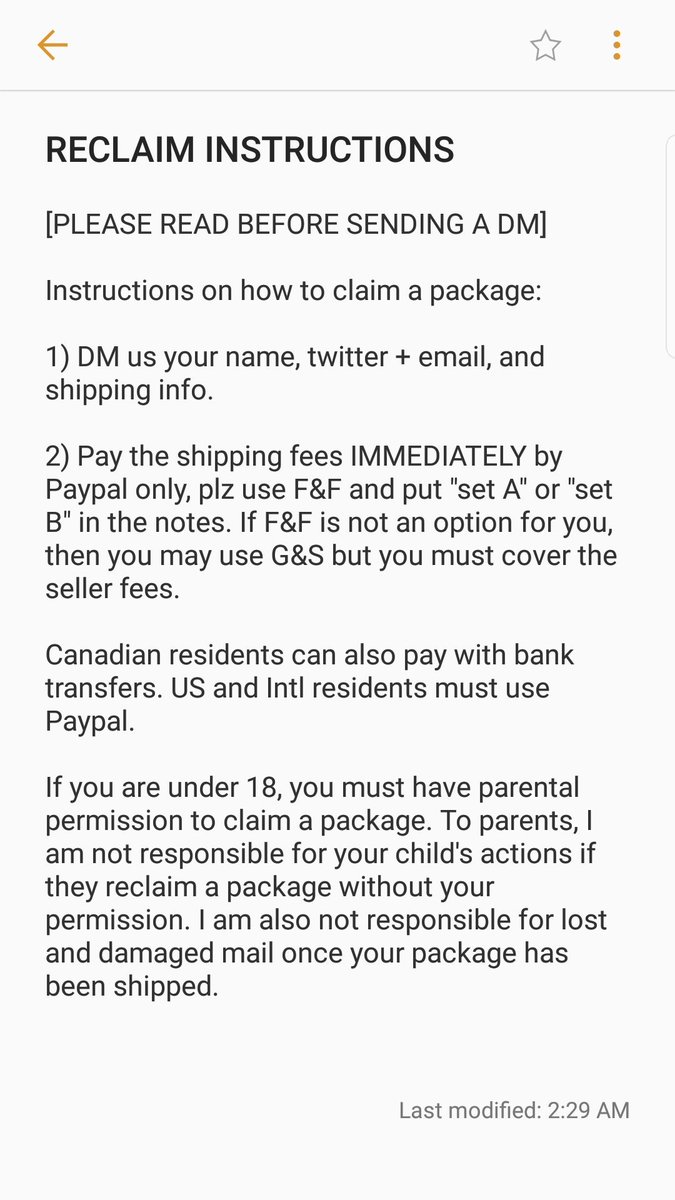 #ICFINALGIVEAWAY PACKAGE RECLAIM! Plz read instructions in the photo before dming me. I have 2 bottles with 2 sets of Vocal Unit pcs (not official) up for grabs! It is fully packaged and ready for mailing! First come first serve!
