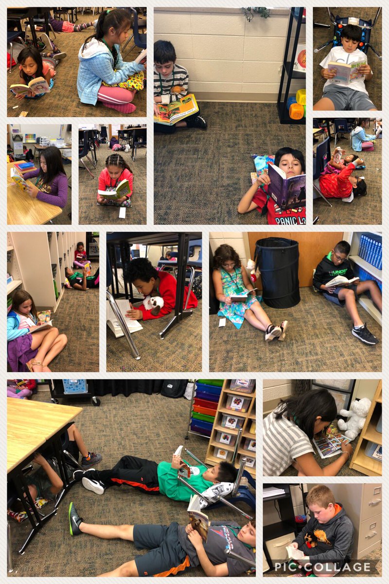 jane_lars's tweet photo. Students enjoyed some independent reading. #ReadABookADay #SLChangeMakers https://t.co/UdBkR4sOpg