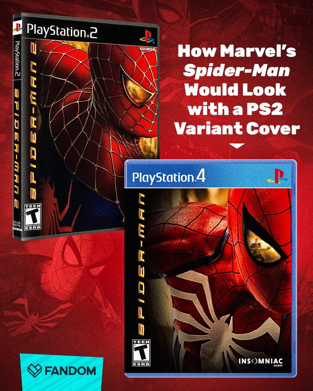 Twitter 上的fandom If Only Spidermanps4 Got A Ps2 Variant Cover T Co Zx0r78bhna Twitter