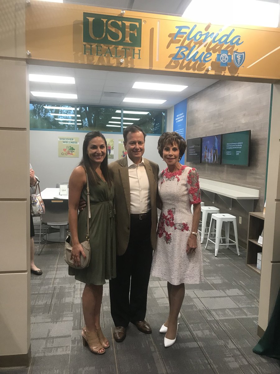 USFHealth's tweet image. Many were thrilled to attend the special preview Thursday night of @JATampaBay Finance Park, including @FLBlue Chair of the Board John Ramil and #USFSystem President Dr Judy Genshaft.