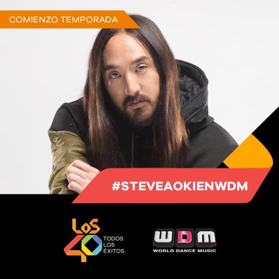 ¡Esto estará bomba! <a href="/luislopezwdm/">Luis López</a> tendrá de invitado a <a href="/steveaoki/">Steve Aoki</a> en WDM #SteveAokiEnWDM 🔥🎶 Vívelo este viernes a las 10PM. 

EN VIVO escucha.los40.com.mx