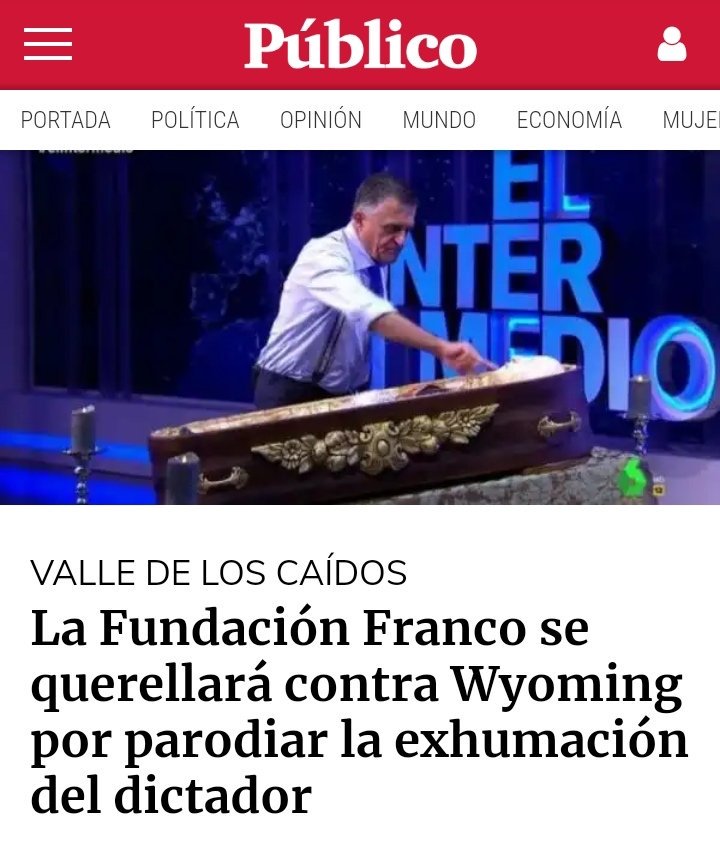 SiPeroNo1's tweet photo. Menos mal que al menos @El_Intermedio trata a Franco con la falta de respeto que se merece https://t.co/j8U5xtAcXi