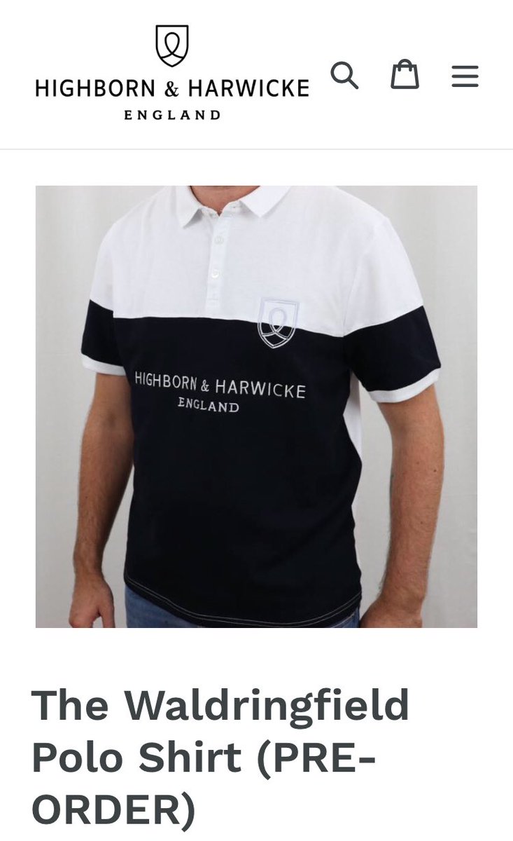 highbornengland's tweet photo. The Walderingfield Two Tone Polo Shirt, available for pre-order on the website now. Shipping 10th Sept.
#embroidery #poloshirt #design #monochrome #shirt #countryclothing #countrystyle #fieldsports #burghleyhorsetrials #sailing #countryfile #countrylife #suffolk #britisheventing https://t.co/sN236gEugQ