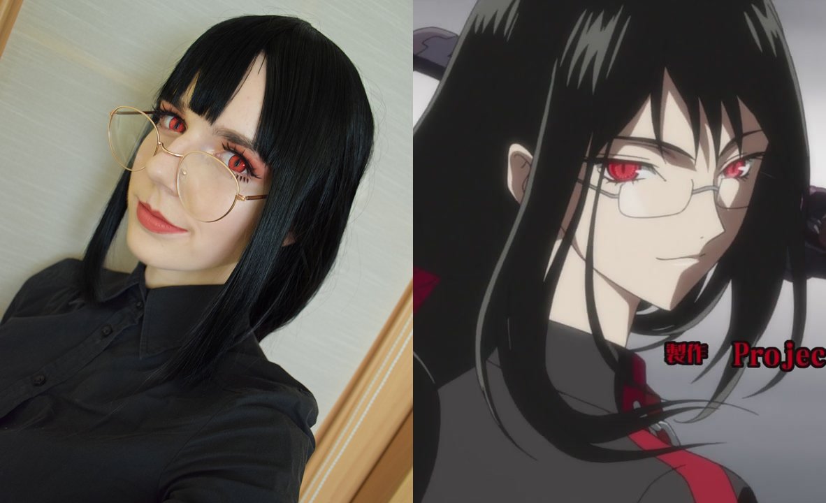 Eris_707's tweet photo. Do you like #cosplayervscharacter ? 
Link to my wig review: https://t.co/6UQ8SiiRWT
My tracking link: https://t.co/qtIkRv7rTS
Edit by @hajaqen and me 
#Blooc #cosplay #sayakisaragi #sayakisaragicosplay #bloodccosplay #polishcsoplayer #polishcosplay #anime #manga #gore https://t.co/WCQQCvrCFa