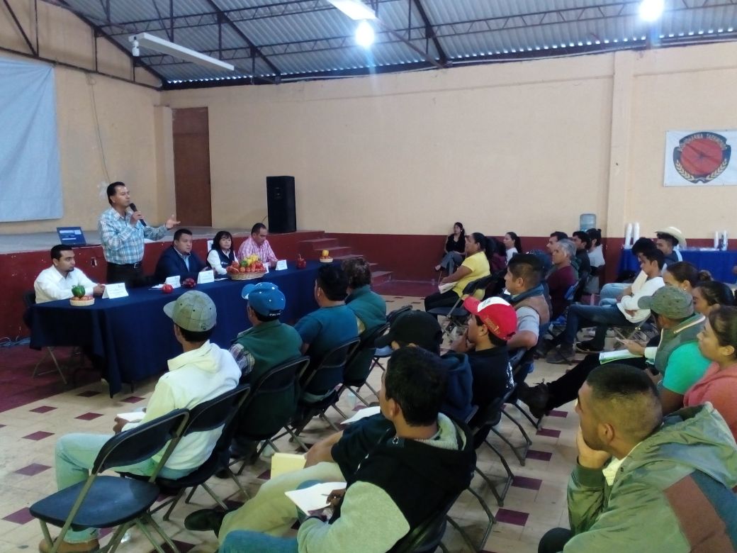 DDR06_HGO's tweet photo. Asistencia al curso de implementación de los sistemas de reducción de riesgos de contaminación en la agricultura, impartido por el #CESAVEH en el municipio de #Tecozautla; con la participación de 140 productores de la región, @SEDAGRO_HIDALGO y @SagarpaHgo https://t.co/9XstFFiwIc