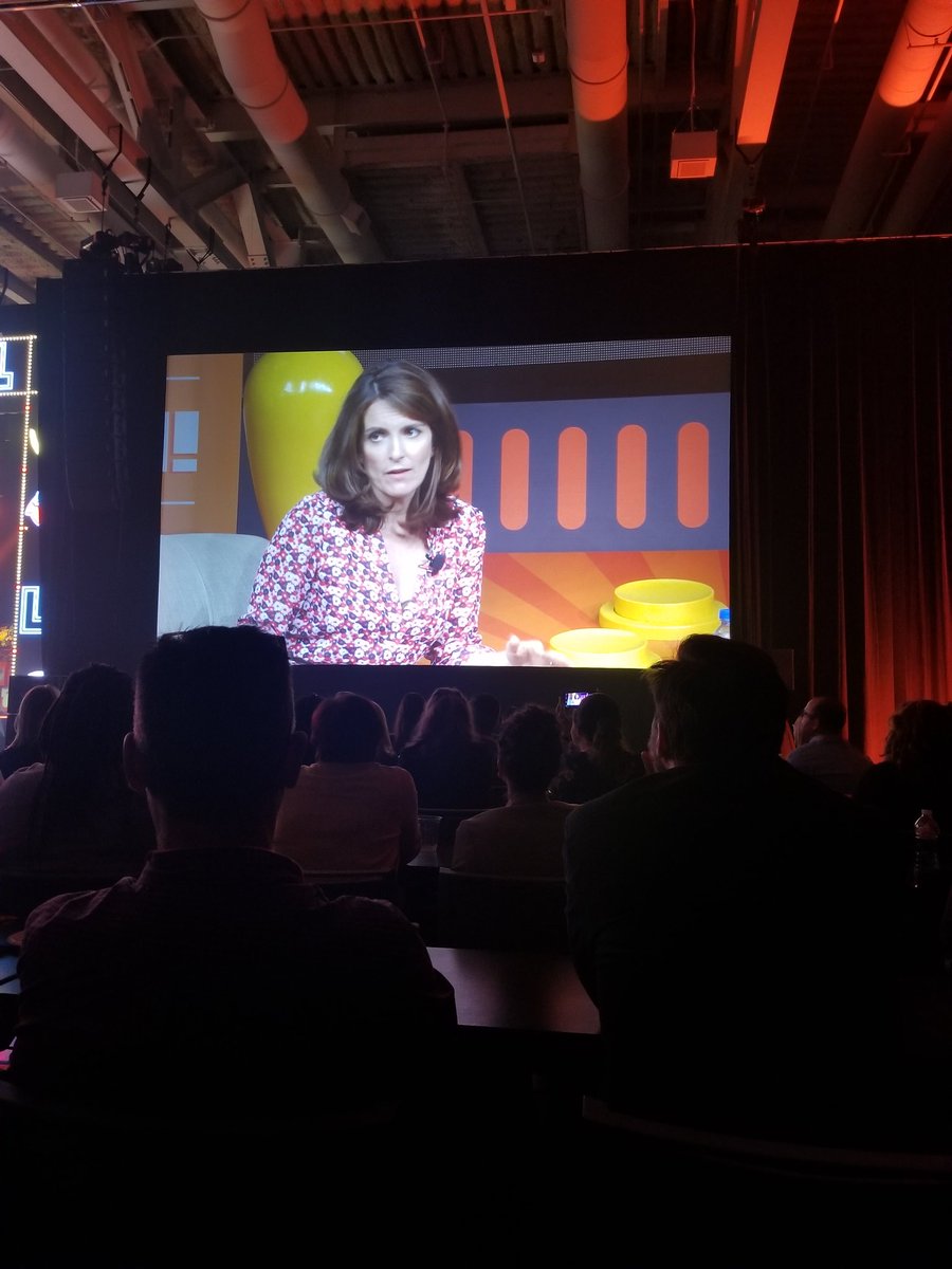MeganAJacob's tweet photo. "When you have more diversity in the room, you don't have to guess what the right thing to do is" - #tinafey on workplace diversity, speaking @ #CMWorld https://t.co/hyOgoqzwlP