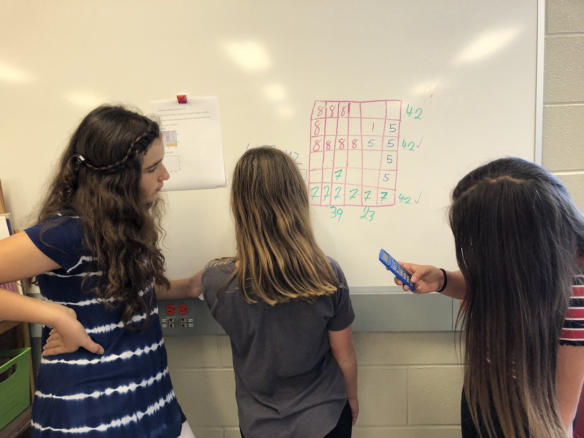 samwilkinson567's tweet photo. Challenging our thinking, while solving math puzzles with our peers! https://t.co/tSPpXyDkT8