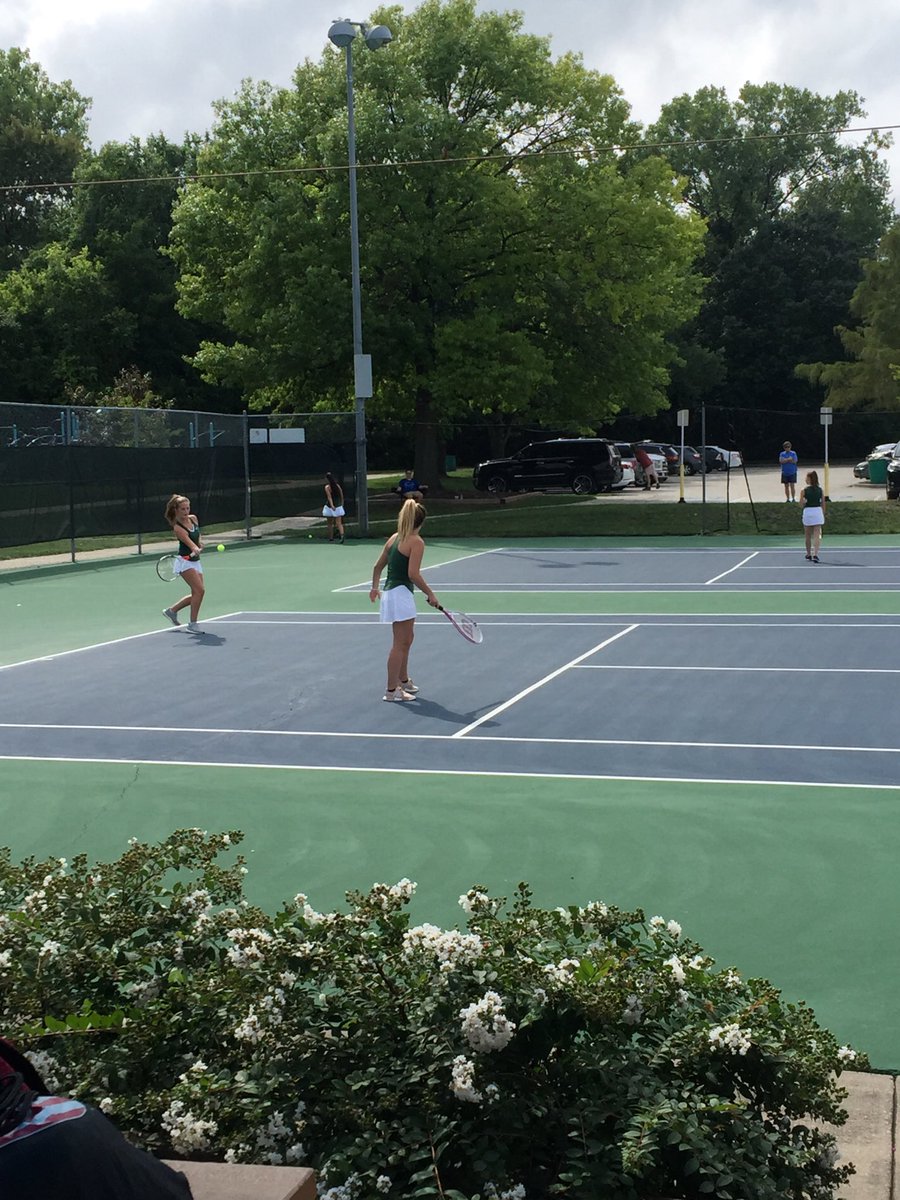 JV Tennis happening now at 103rd and Marty.  No 🌧 just 🌤