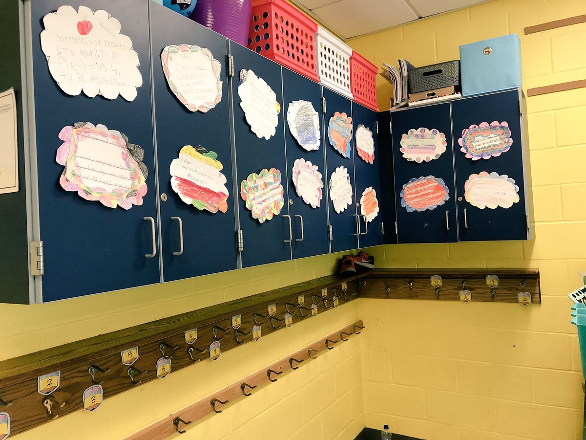 MissHart2nd's tweet photo. Today we talked about our Hopes and Dreams for this year. I can’t wait to watch these learners grow and meet these goals! #OneBravesFamily 💛 https://t.co/lnR3fG0KPT