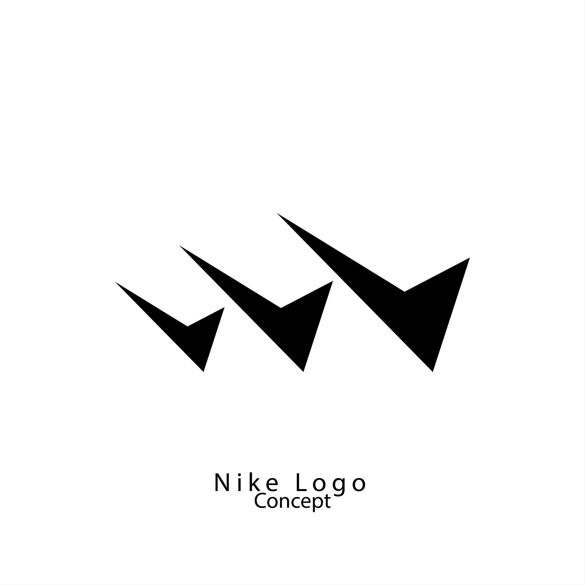 nike logo concept