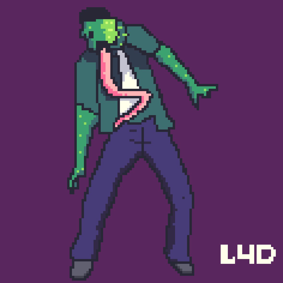 RetroPixelCafe's tweet photo. #Left4Dead Smoker for the smoke theme @Pixel_Dailies  

#pixel_dailies #pixel #pixelart #hexels https://t.co/ZdCa9zw5k0